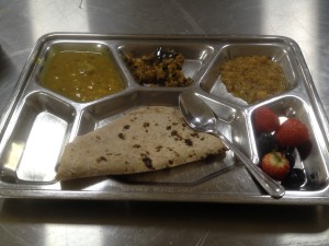 The langar food was simple, nutritious and tasty