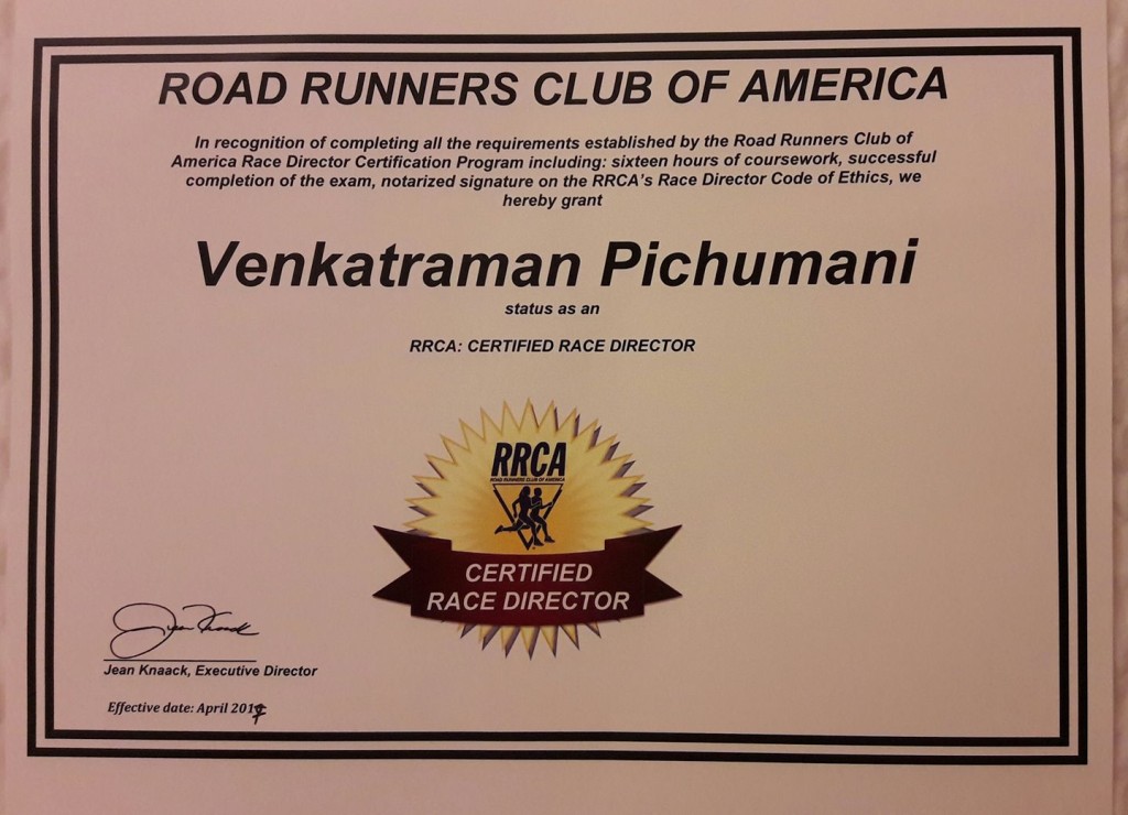 RRCA Certificate