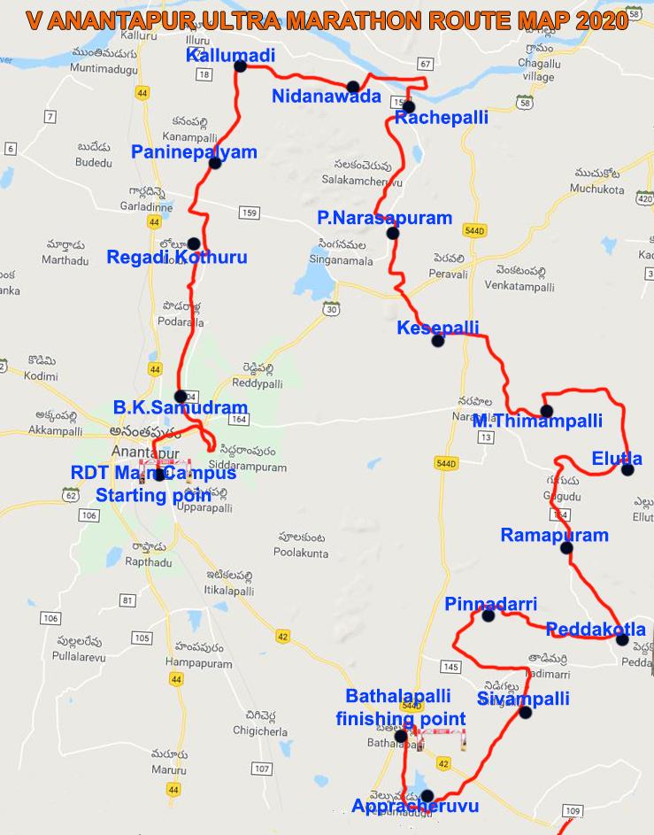 Map Anantapur 